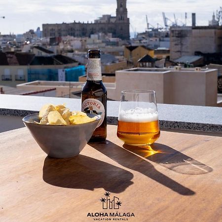 Luxury Duplex With Pool And Padel Court In Town Appartement Málaga Buitenkant foto