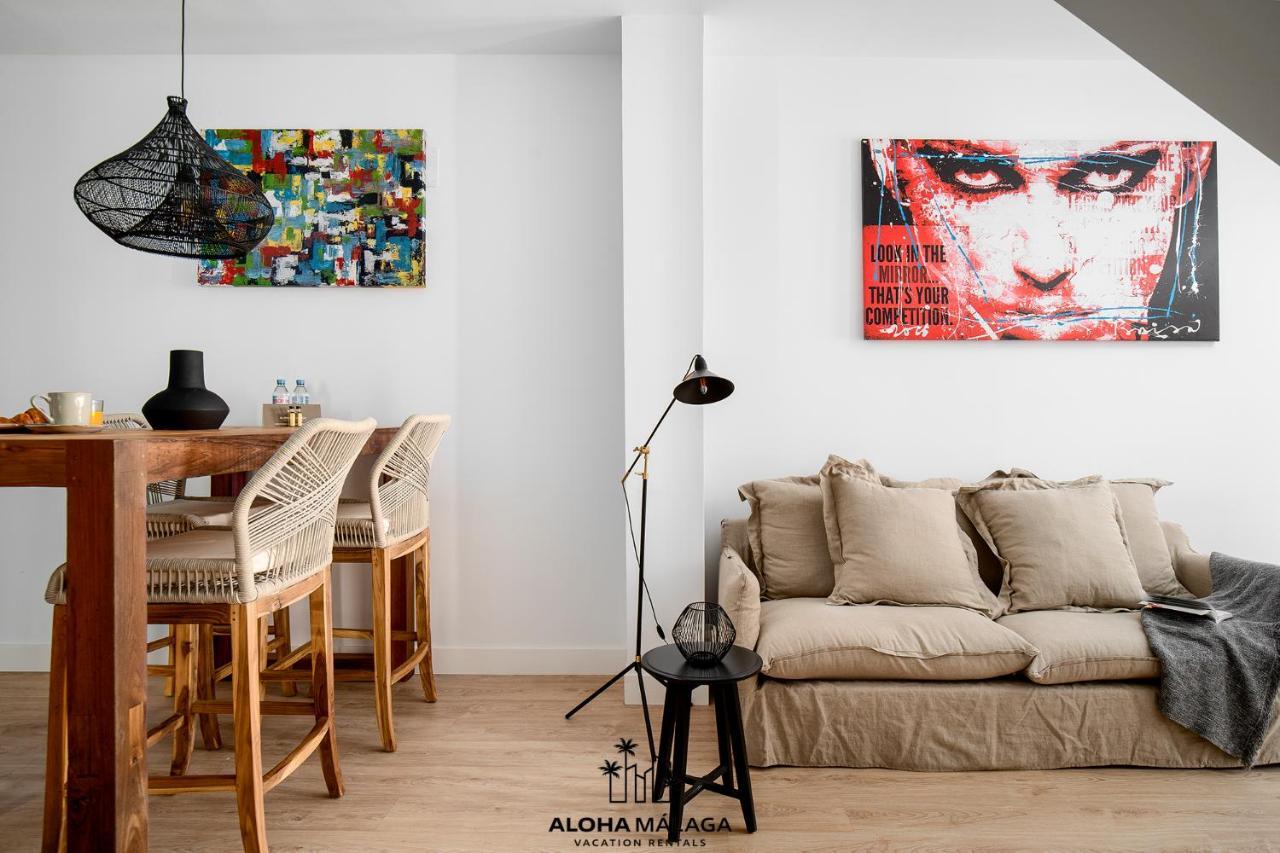 Luxury Duplex With Pool And Padel Court In Town Appartement Málaga Buitenkant foto